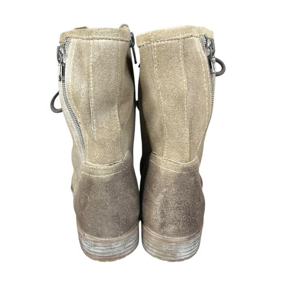 Roan X Bed Stu Women’s Affair Tan Suede Combat Boot Size US 8.5 - Picture 8 of 10